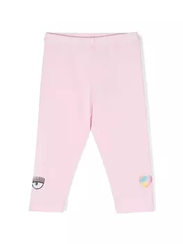 Chiara Ferragni легинсы с узором Eyelike, розовый