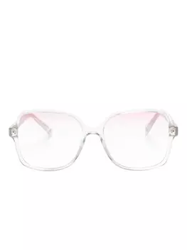 Chiara Ferragni очки CF 1026/BB в квадратной оправе, нейтральный цвет