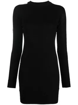 Chiara Ferragni платье с логотипом, черный