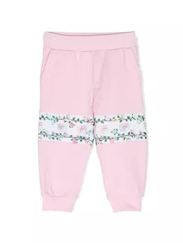 Chiara Ferragni спортивные брюки с узором Eyelike, розовый