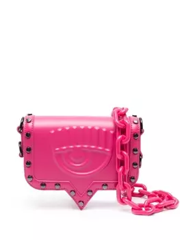Chiara Ferragni сумка через плечо Eyelike с заклепками, розовый