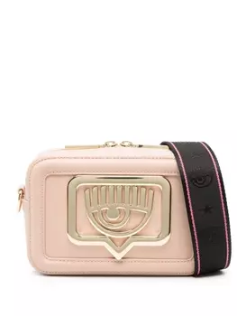 Chiara Ferragni сумка на плечо с декором Eyelike, нейтральный цвет