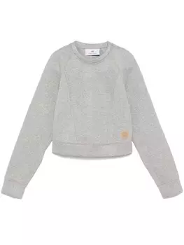 Chiara Ferragni свитер с логотипом, серый