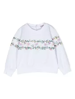 Chiara Ferragni толстовка с узором Eyelike, белый