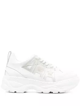 Chiara Ferragni tonal panelled sneakers, белый