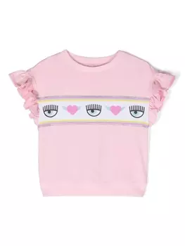 Chiara Ferragni топ Eyelike, розовый