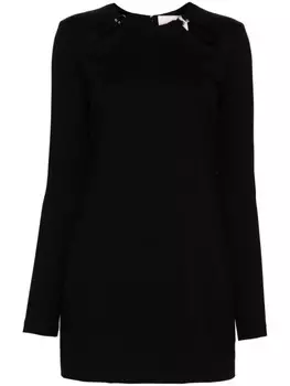 Chiara Ferragni трикотажное мини-платье, черный