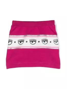 Chiara Ferragni юбка с логотипом Eyelike, розовый
