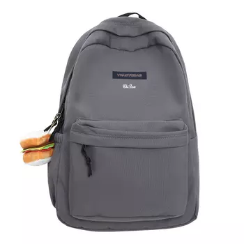 Chibao Рюкзак унисекс Chi с леопардовым принтом, Кремовый с подвеской