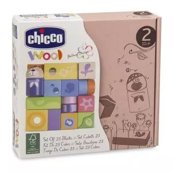 Chicco, деревянные кубики