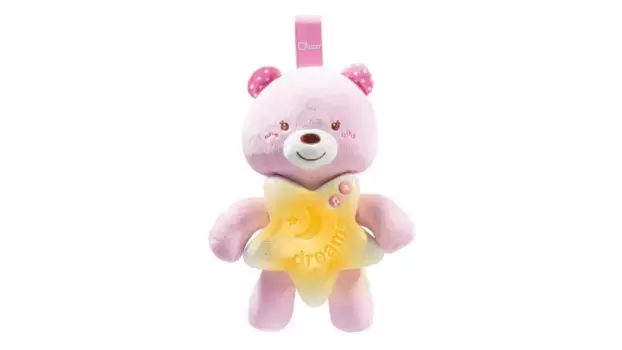 Chicco Goodnight bear розовый