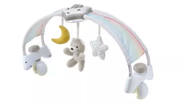 Chicco Игровая арка 2в1 rainbow sky, цвет: бежевый