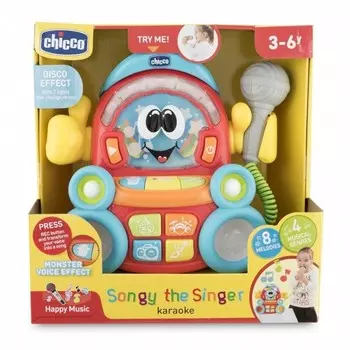 Chicco, игрушка-караоке-музыкальная певица Songy