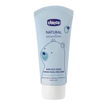 Chicco, Крем для лица Natural Sensation 0м+, 50мл