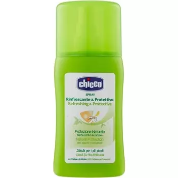 Chicco Освежающий и защитный спрей с натуральной защитой от комаров 100 мл
