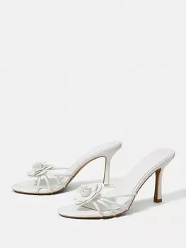 CHICEST Высокие каблуки для женщин на лето Каблуки на выпускной туфли на каблуках Каблуки для отдыха Летняя обувь, скидки, красивые босоножки Cuccoo, белый