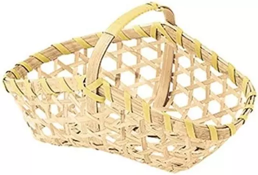 Chidorisangyou Корзина Chidorisangyou 04-93, натуральный цвет, 8,3 x 5,1 x 4,5 дюйма (21 x 13 x 11,5 см), бамбуковая корзина Tidorisangyou, Natur