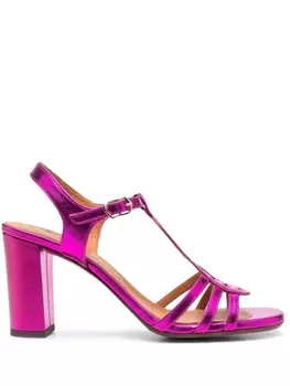 Chie Mihara босоножки Babi 95 с эффектом металлик, розовый