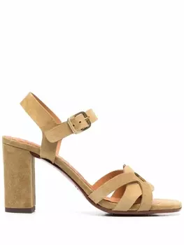 Chie Mihara босоножки с плетеными ремешками, зеленый