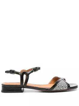 Chie Mihara лакированные босоножки Tiki, черный