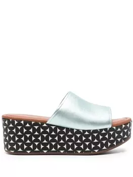 Chie Mihara мюли Duci на платформе, синий