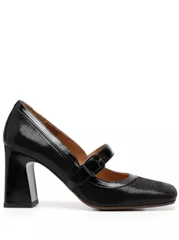 Chie Mihara туфли Olenco 90 с квадратным носком, черный