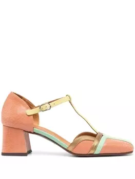 Chie Mihara туфли в стиле колор-блок, оранжевый