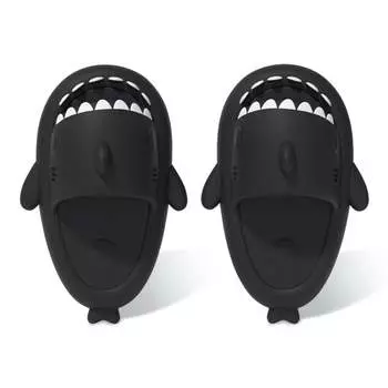 CHIKOKU Household Slippers, Маленький титановый черный. фиолетовый