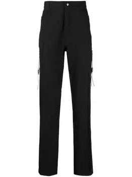 Children Of The Discordance прямые брюки с молниями, черный