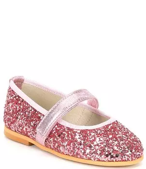 Childrenchic Блестящие балетки Мэри Джейн для девочек (для младенцев), розовый
