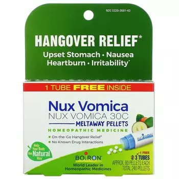 Чилибуха Boiron Single Remedies Nux Vomica, 80 гранул