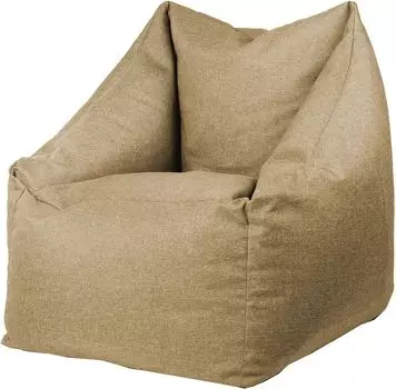 Chilly Pilley Bean Bag водонепроницаемая подушка для сиденья напольная подушка кресло садовая подушка со спинкой сиденья (капучино), бежевый