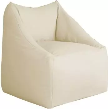 Chilly Pilley Mini Bean Bag Водонепроницаемая подушка для сиденья Напольная подушка Кресло Садовая подушка со спинкой сиденья (кремовый), бежевый