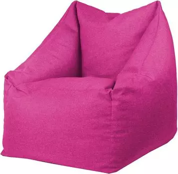 Chilly Pilley Мини-мешок с фасолью, напольная подушка для стула для детей, подушка для сиденья, садовая подушка со спинкой (розовый)