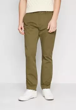 Чино AUSTIN Tommy Jeans, цвет drab olive green