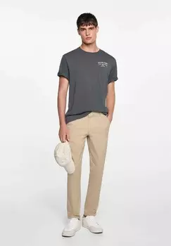 Чино Mango Kids, бежевый