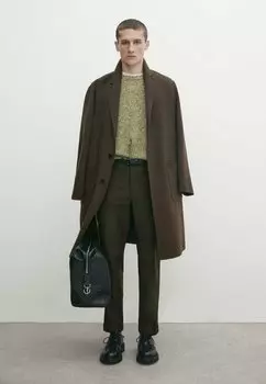 Чино Massimo Dutti, цвет khaki