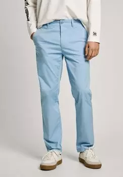 Чино POPLIN Pepe Jeans, светло-голубой