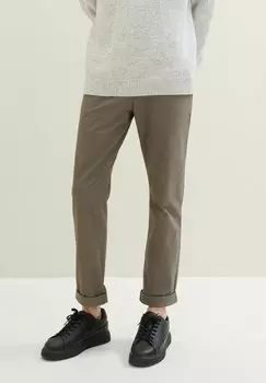Чино REGULAR TOM TAILOR, цвет smokey olive green