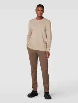 Чино с французскими боковыми карманами Christian Berg, серо-коричневый