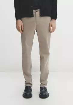 Чино SPORTLICHE MIT KAROMUSTER Massimo Dutti, цвет mottled beige