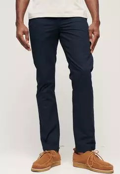 Чино TAPERED STRETCH Superdry, цвет eclipse navy