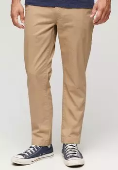 Чино TAPERED STRETCH Superdry, цвет shaker beige