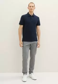 Чино TOM TAILOR, цвет white navy zig zag structure