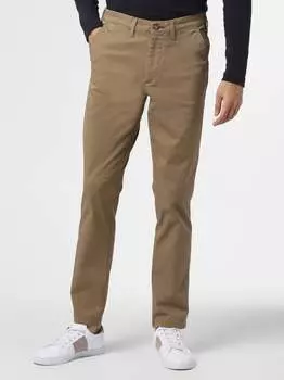 Чино: тонкие мили Selected, бежевый