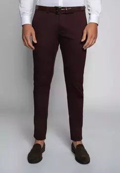 Чинос BORGIO, бордовый