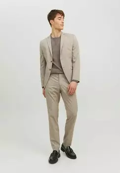 Чинос ЭЛЕГАНТ Jack & Jones, белый перец