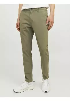 Чинос JPSTMARCO JJDAVE Jack & Jones, пестрая оливковая