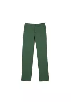 Чинос Lacoste, темно-зеленый