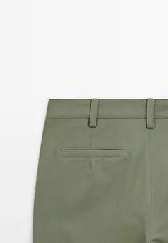 Чинос Massimo Dutti, зеленый